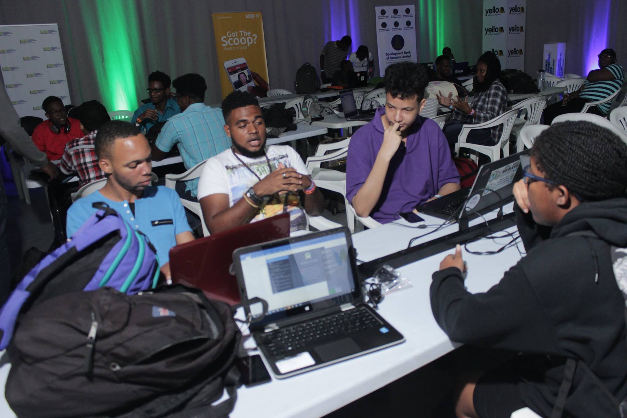 Participants building at Hacking Generation Y