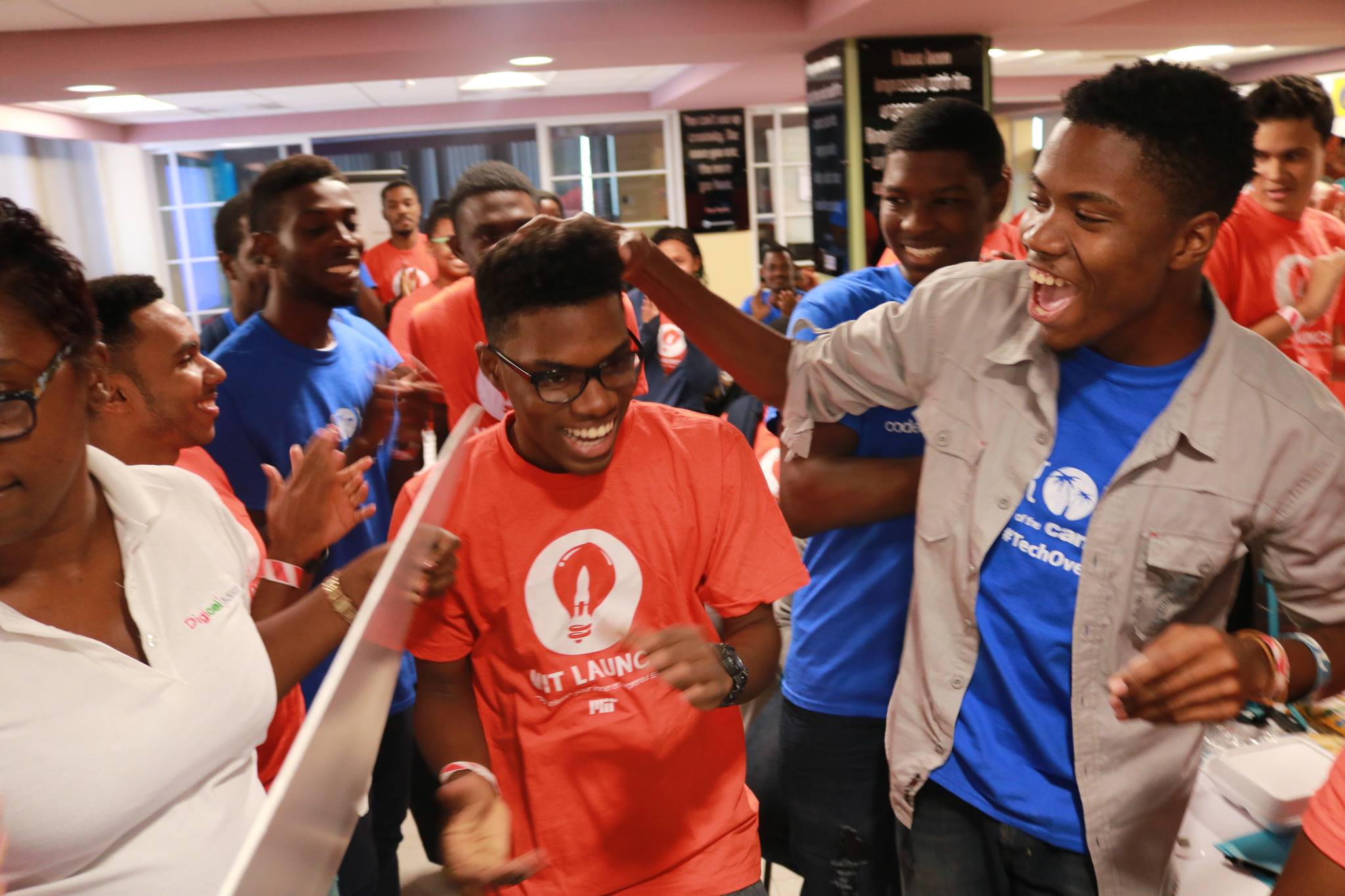 Team presenting their project